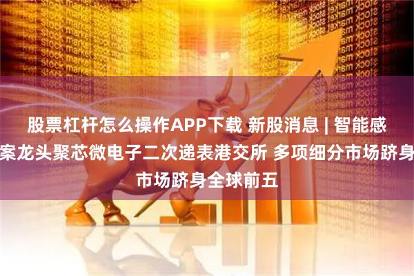 股票杠杆怎么操作APP下载 新股消息 | 智能感知解决方案龙头聚芯微电子二次递表港交所 多项细分市场跻身全球前五